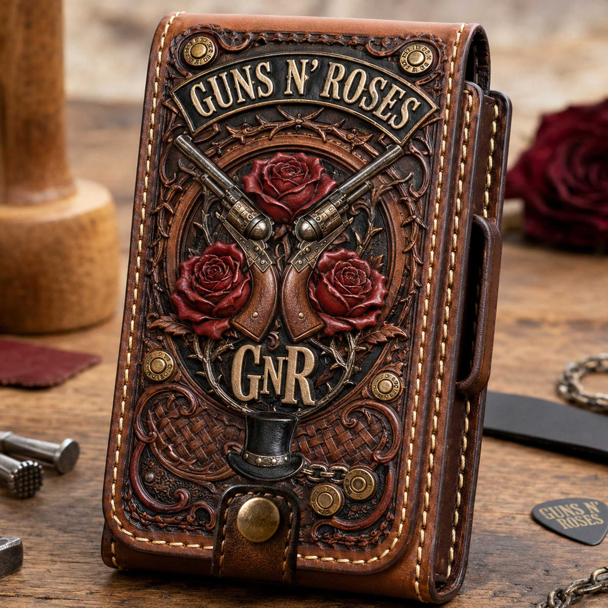 GNR Western Leather Belt Phone Holster HTTT