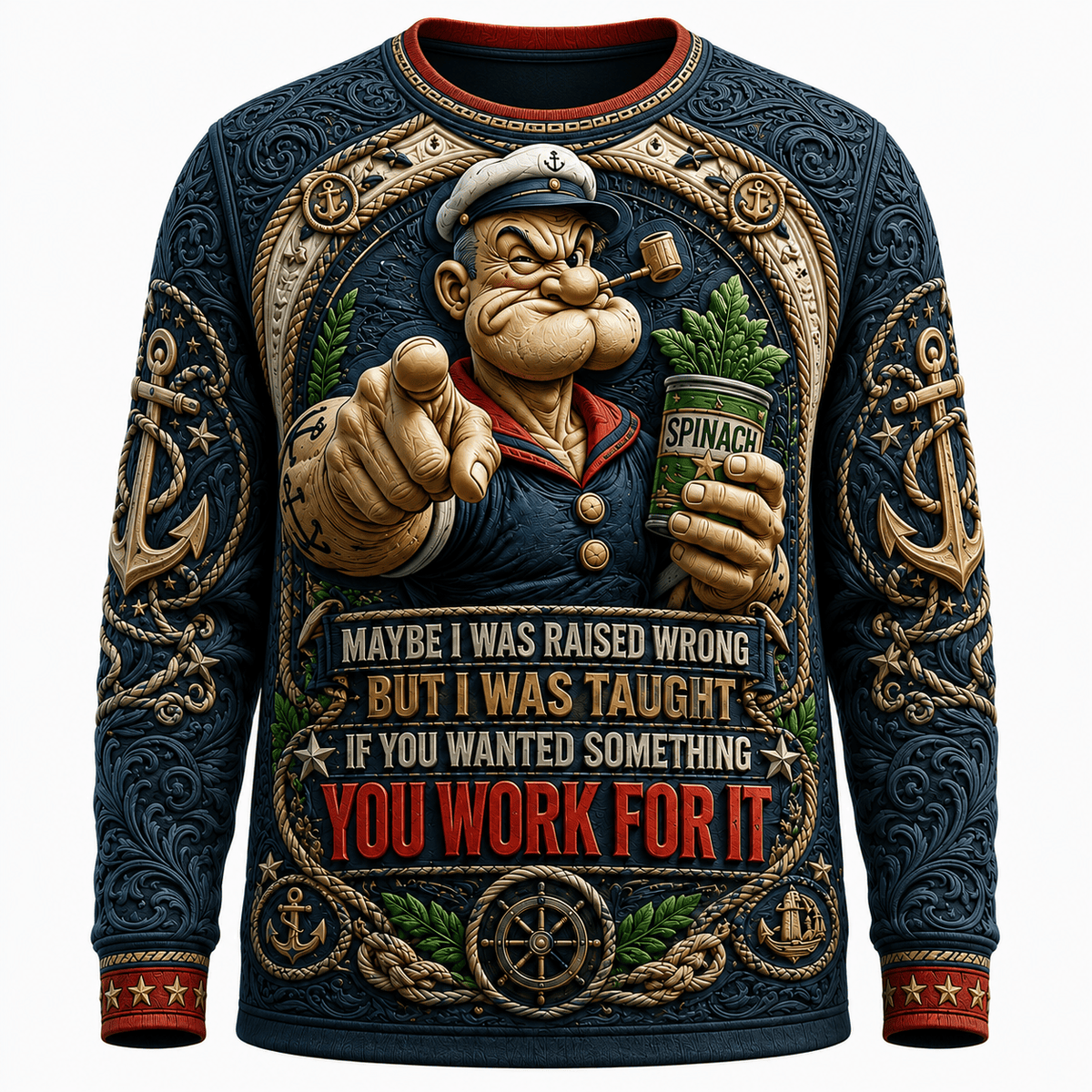 PREMIUM POPE 3D EMBOSS SHIRT LNTH