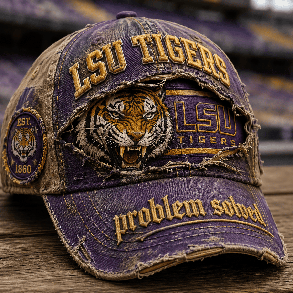 LSU PREMIUM VINTAGE CAP LNTH