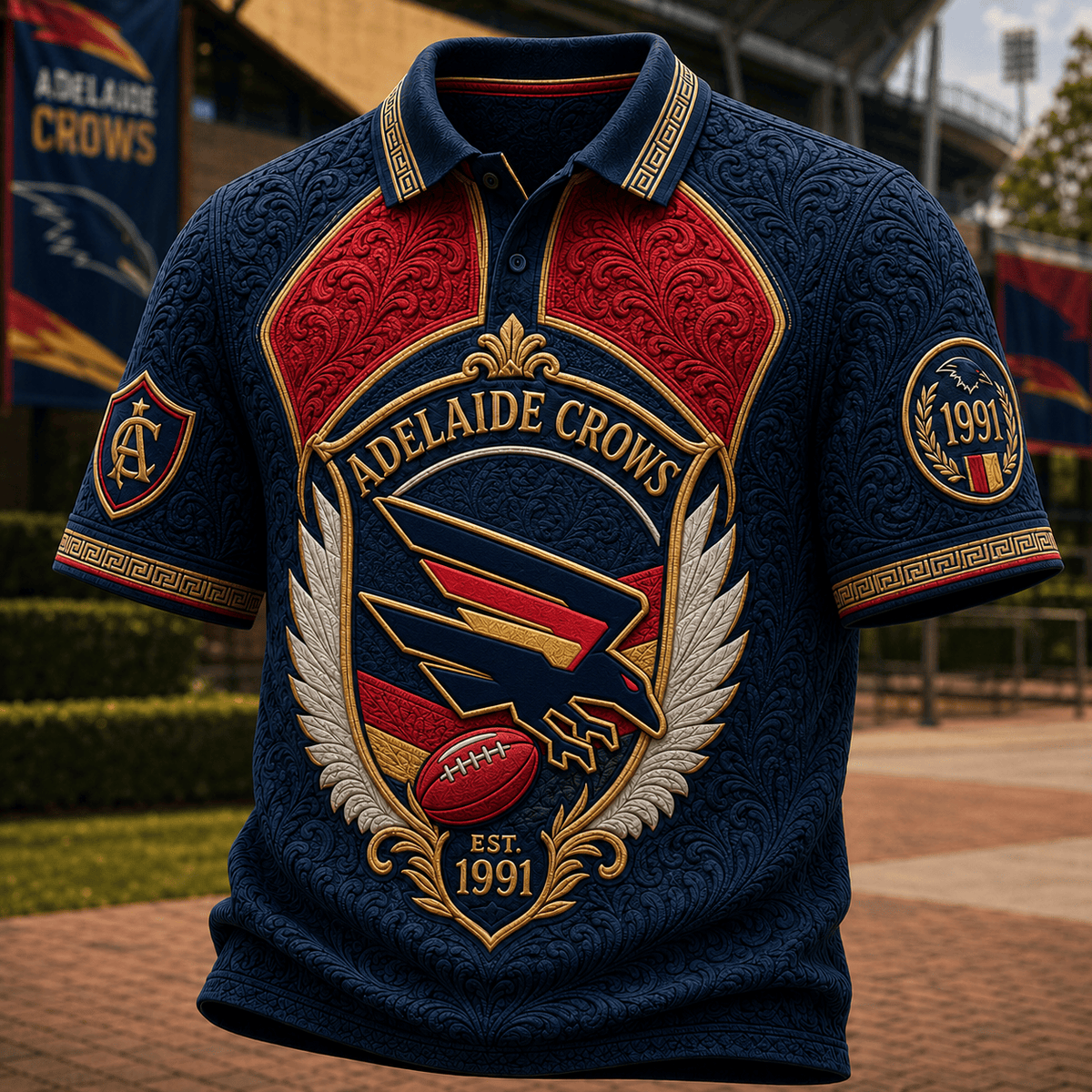 PREMIUM ADLC EMBOSS POLO SHIRT HQH