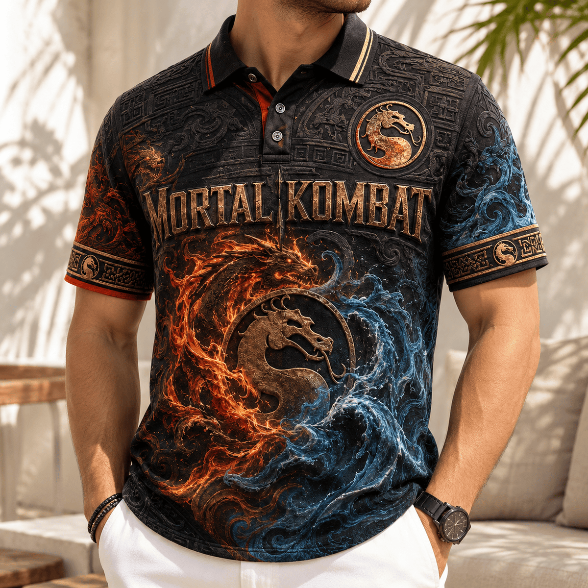 PREMIUM MKB EMBOSS POLO SHIRT NTVA