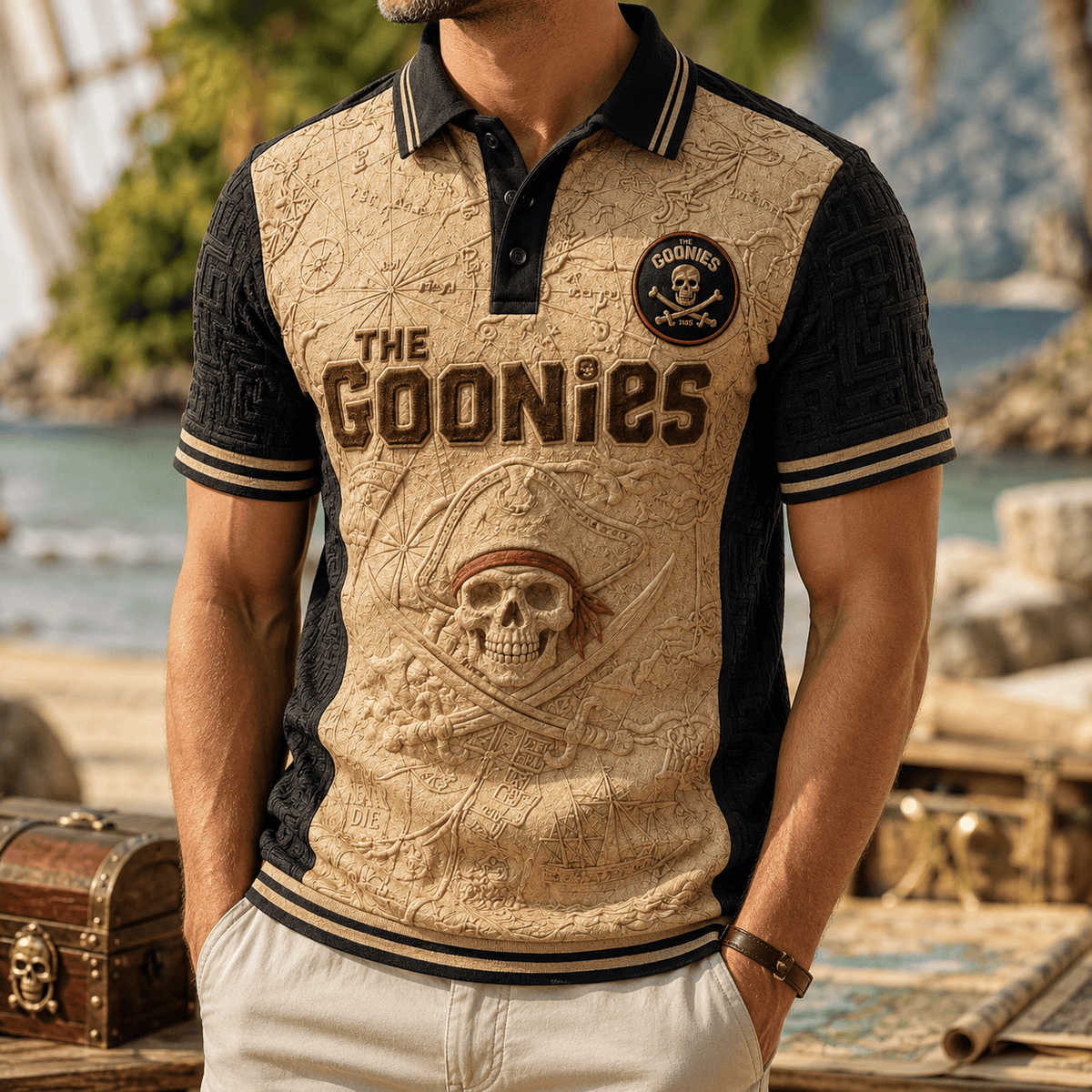 PREMIUM TGNS EMBOSS POLO SHIRT NTVA