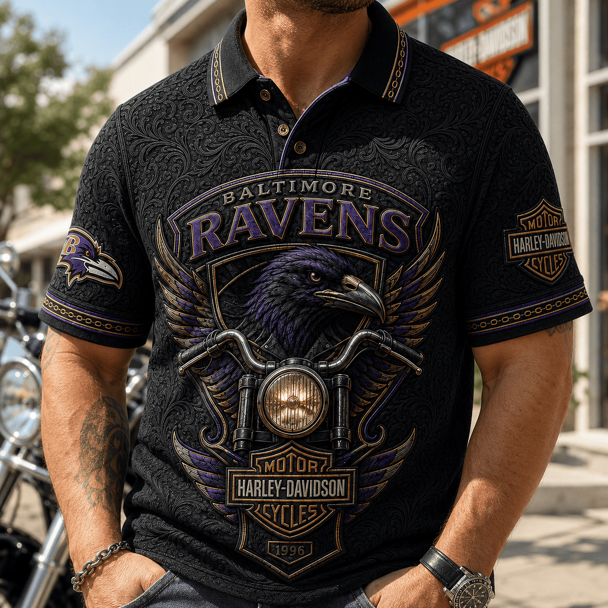 PREMIUM BTR EMBOSS POLO SHIRT HQH