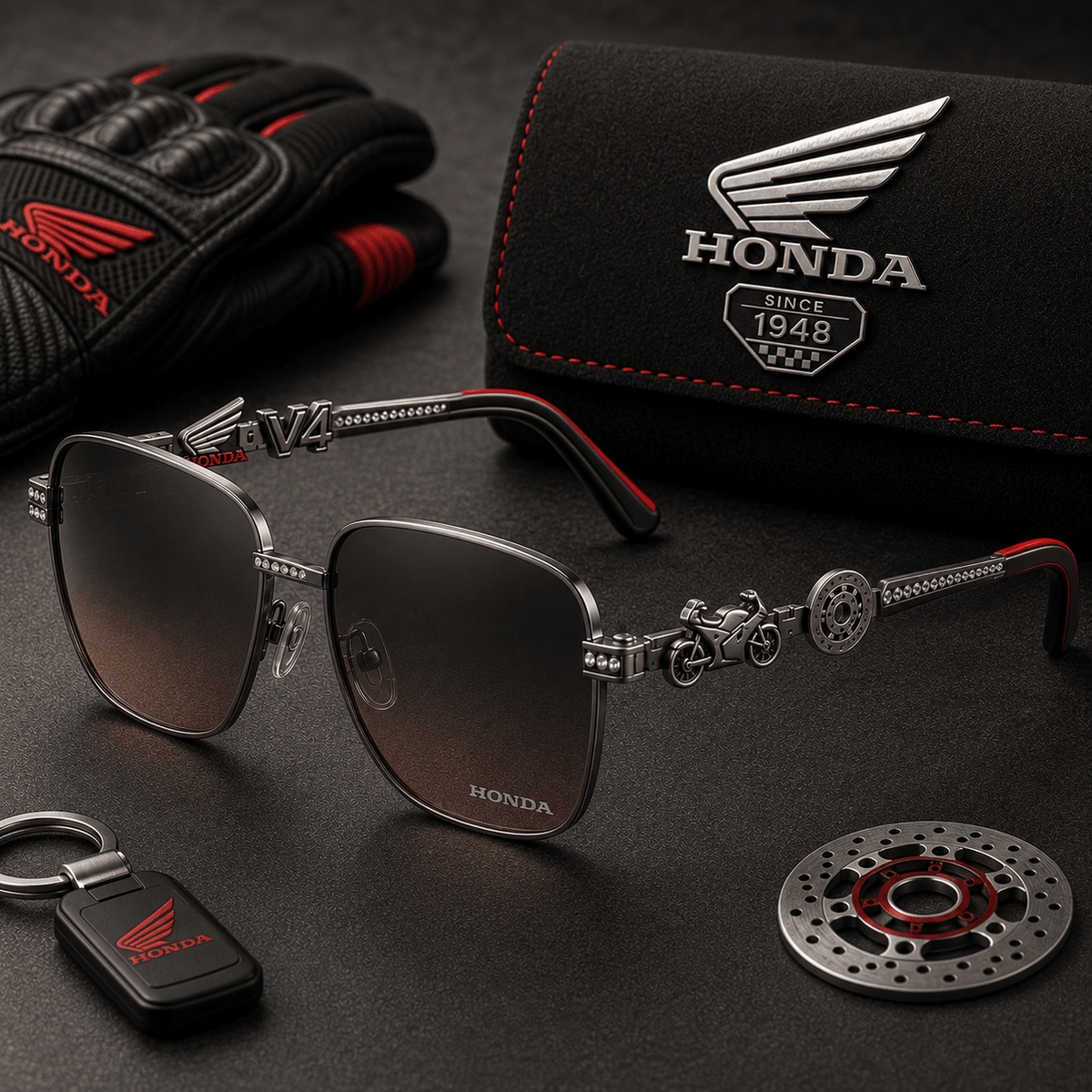 Premium HND Sunglasses with Rhinestone TNSM