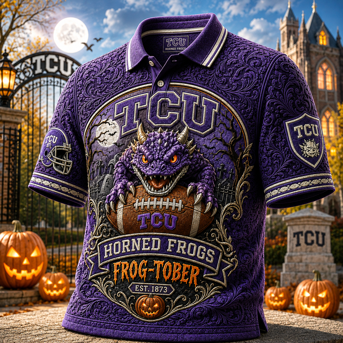 PREMIUM TCU EMBOSS POLO SHIRT NTNA
