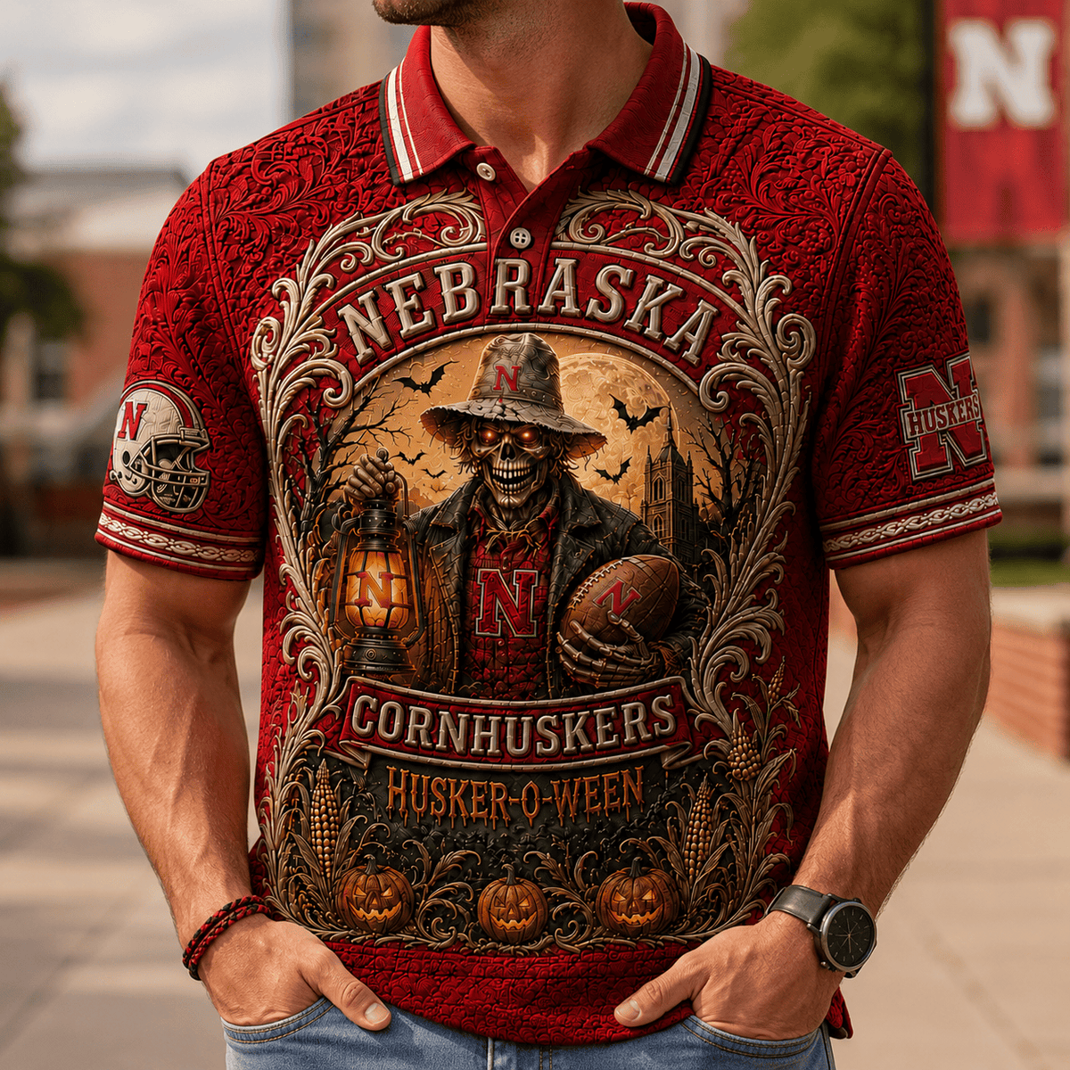 PREMIUM NCH EMBOSS POLO SHIRT NTNA