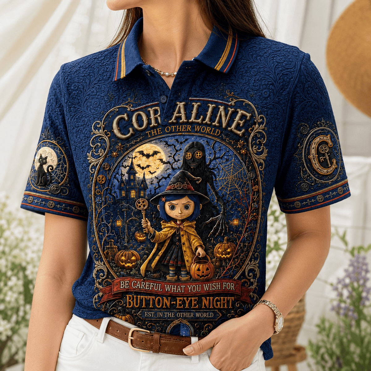 PREMIUM CRL EMBOSS POLO SHIRT NTNA