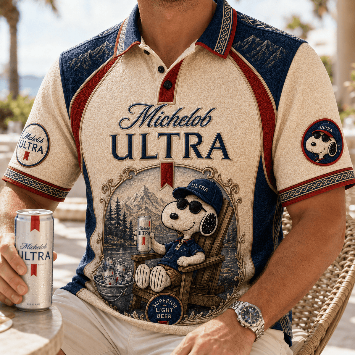 PREMIUM MCU EMBOSS POLO SHIRT HQH