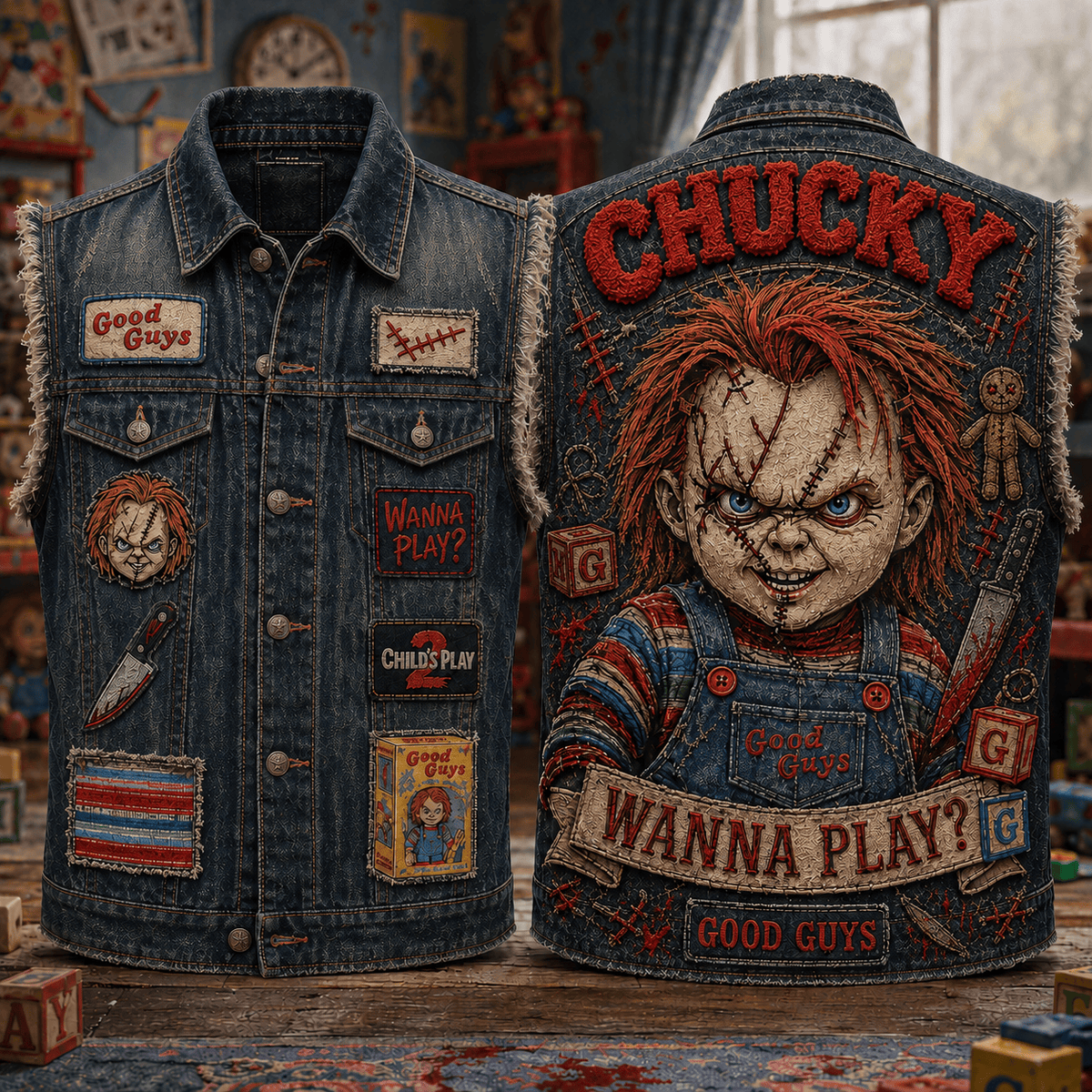 CKY PREMIUM DENIM VEST HQH