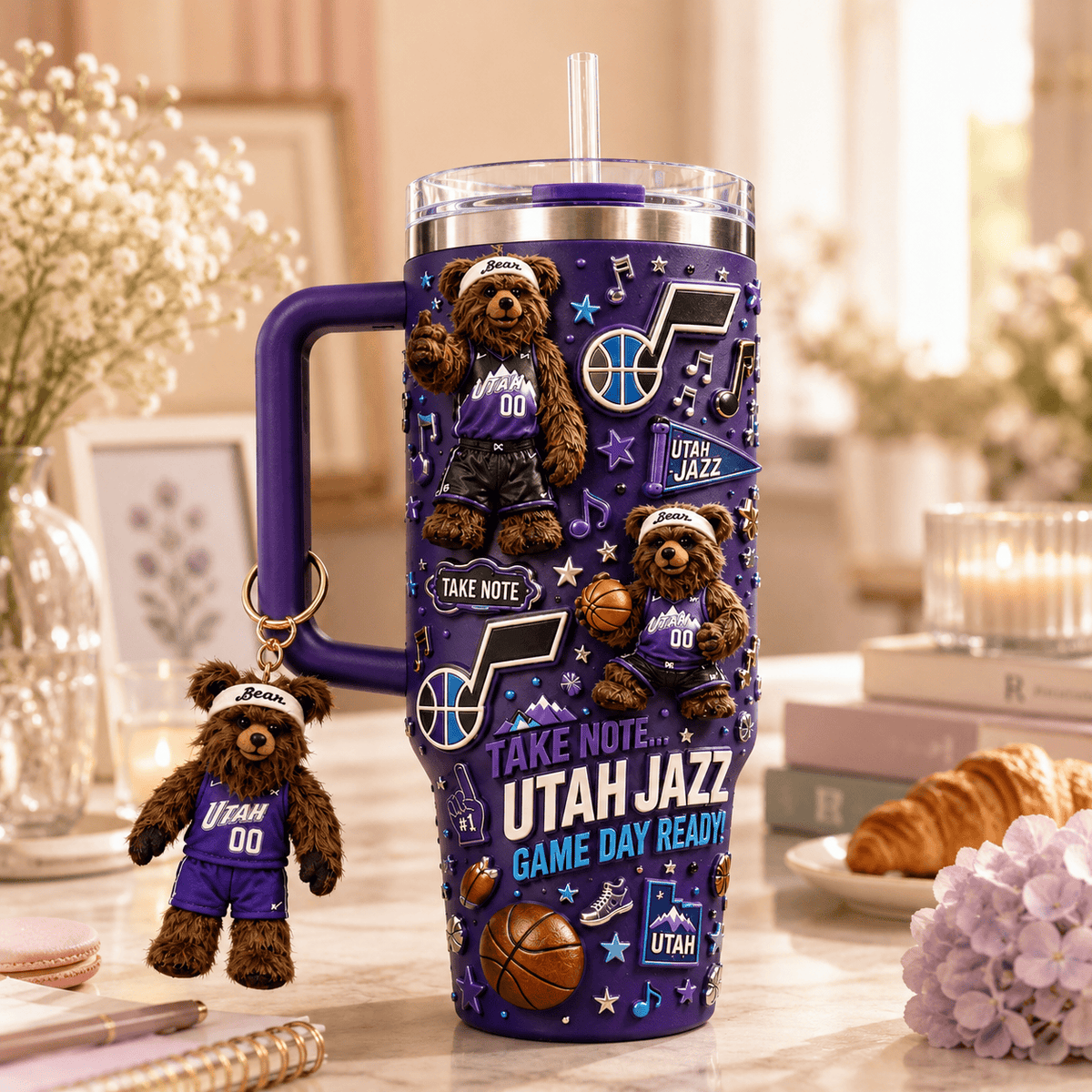 UTJ 40oz Tumbler With Handle DNBN