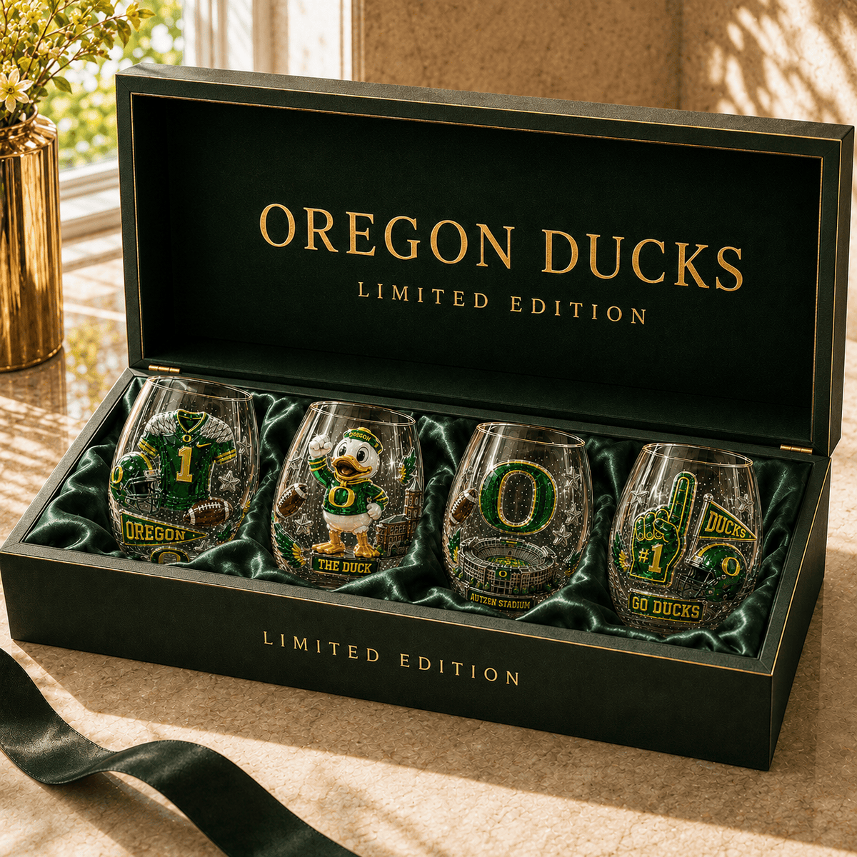 ORD Stemless Glass Cup Set TMH