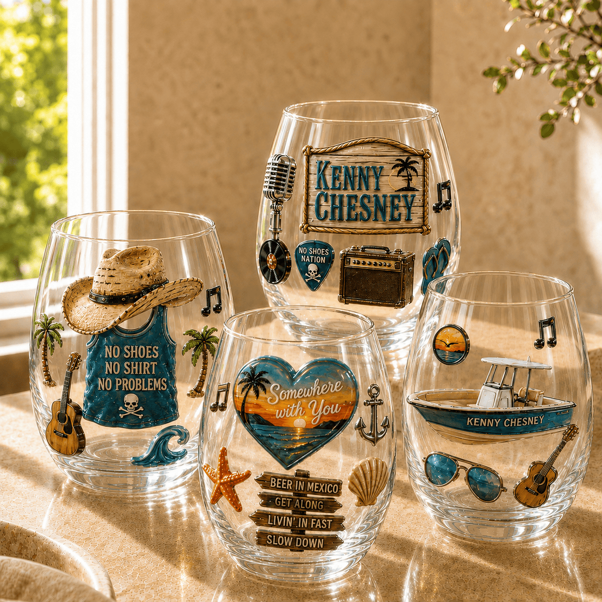Premium KNCN Whiskey Glass Set TMH