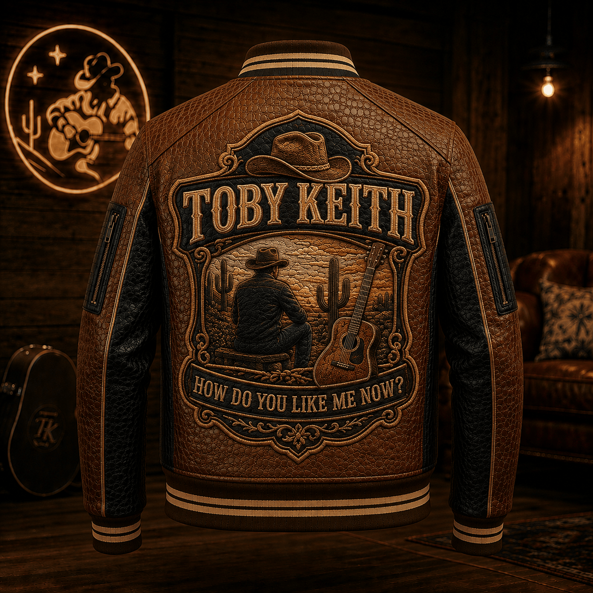 Premium TBKH Leather Zipper Jacket PVNA