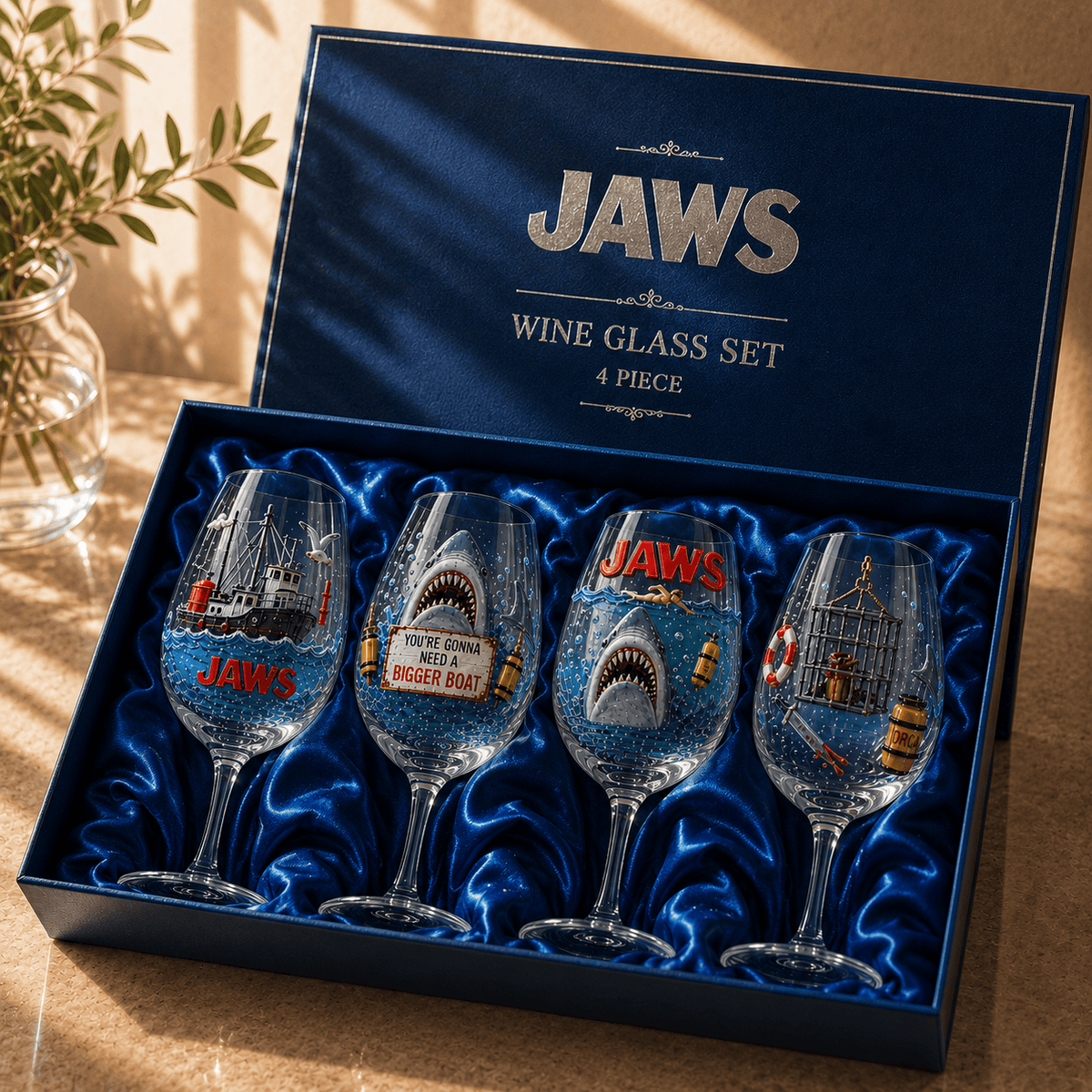 Premium JAWS Wine Glass Cup NHVH