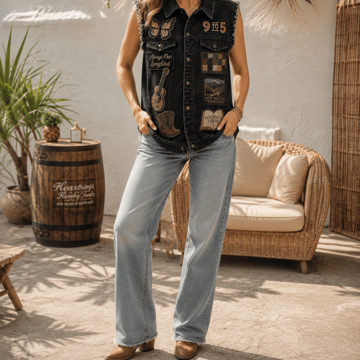 DLPT PREMIUM DENIM VEST NVH