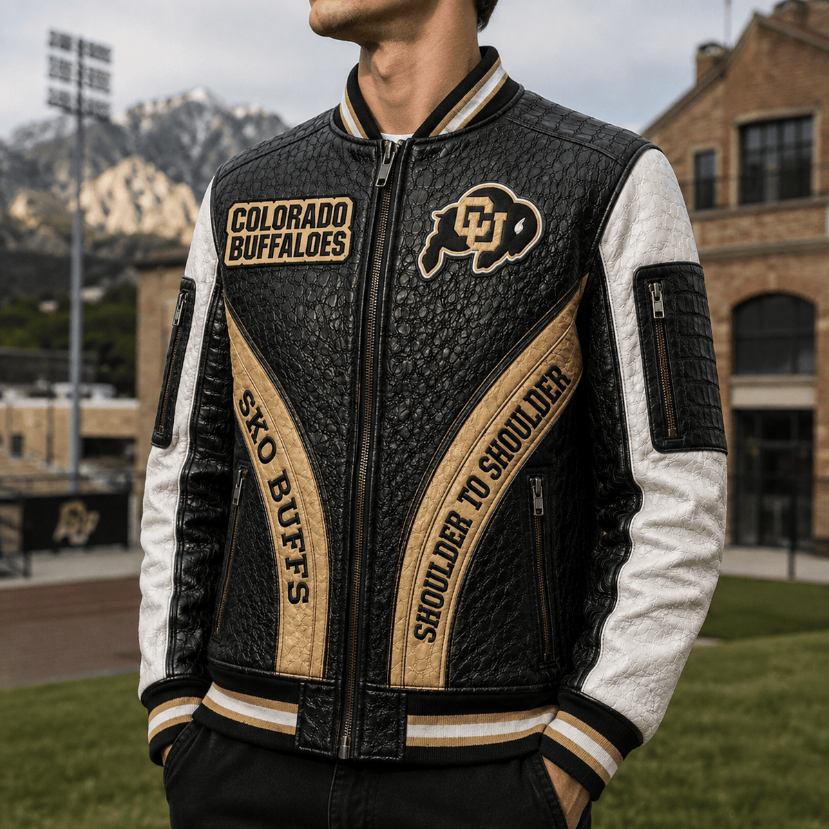 Premium CLB Leather Zipper Jacket PVNA