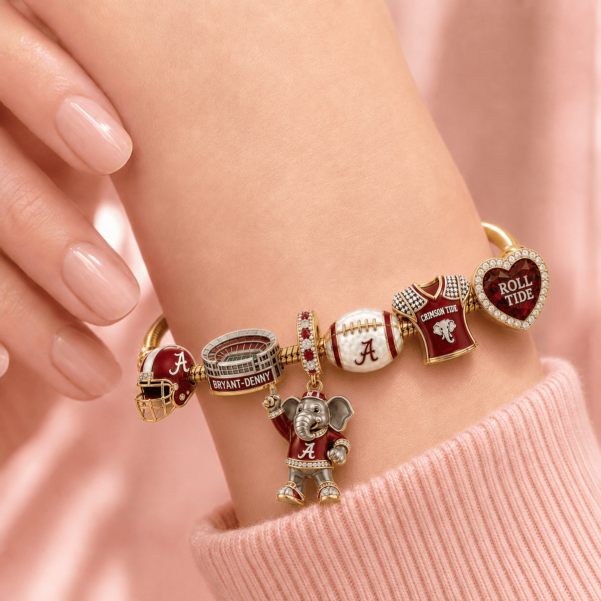 AKR Gold Charm Bracelet Set TMH