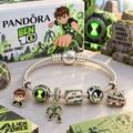 B10 Sliver Charm Bracelet Set PTT