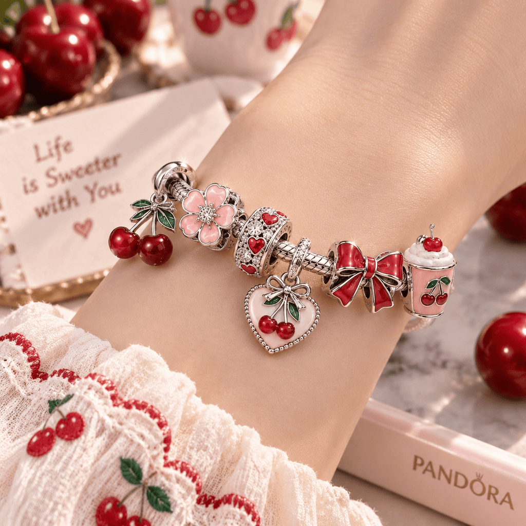 CHR Sliver Charm Bracelet Set PTT