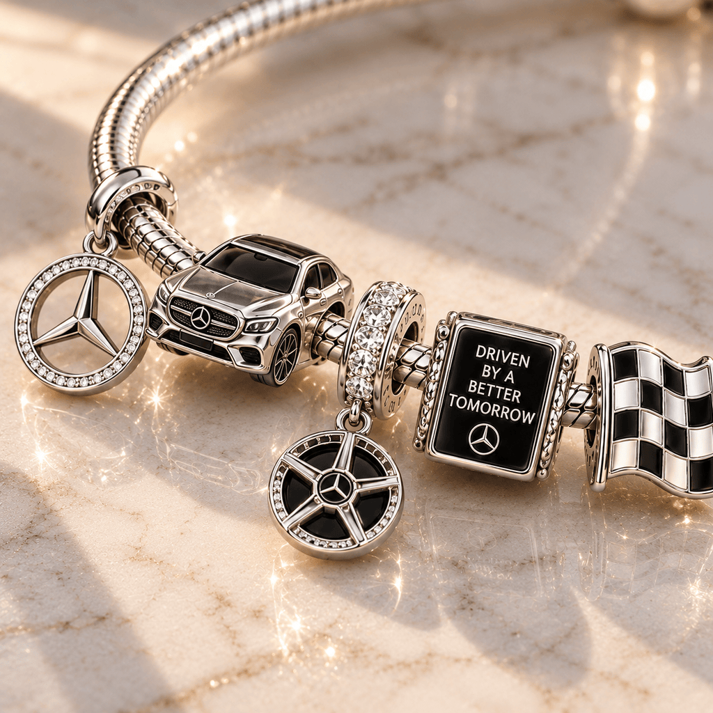 MCD Sliver Charm Bracelet Set PTT