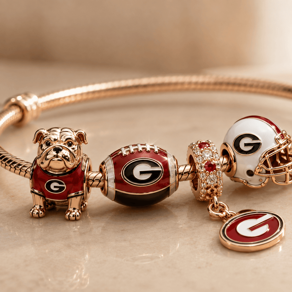 GGBD Pink Gold Charm Bracelet Set PNPA