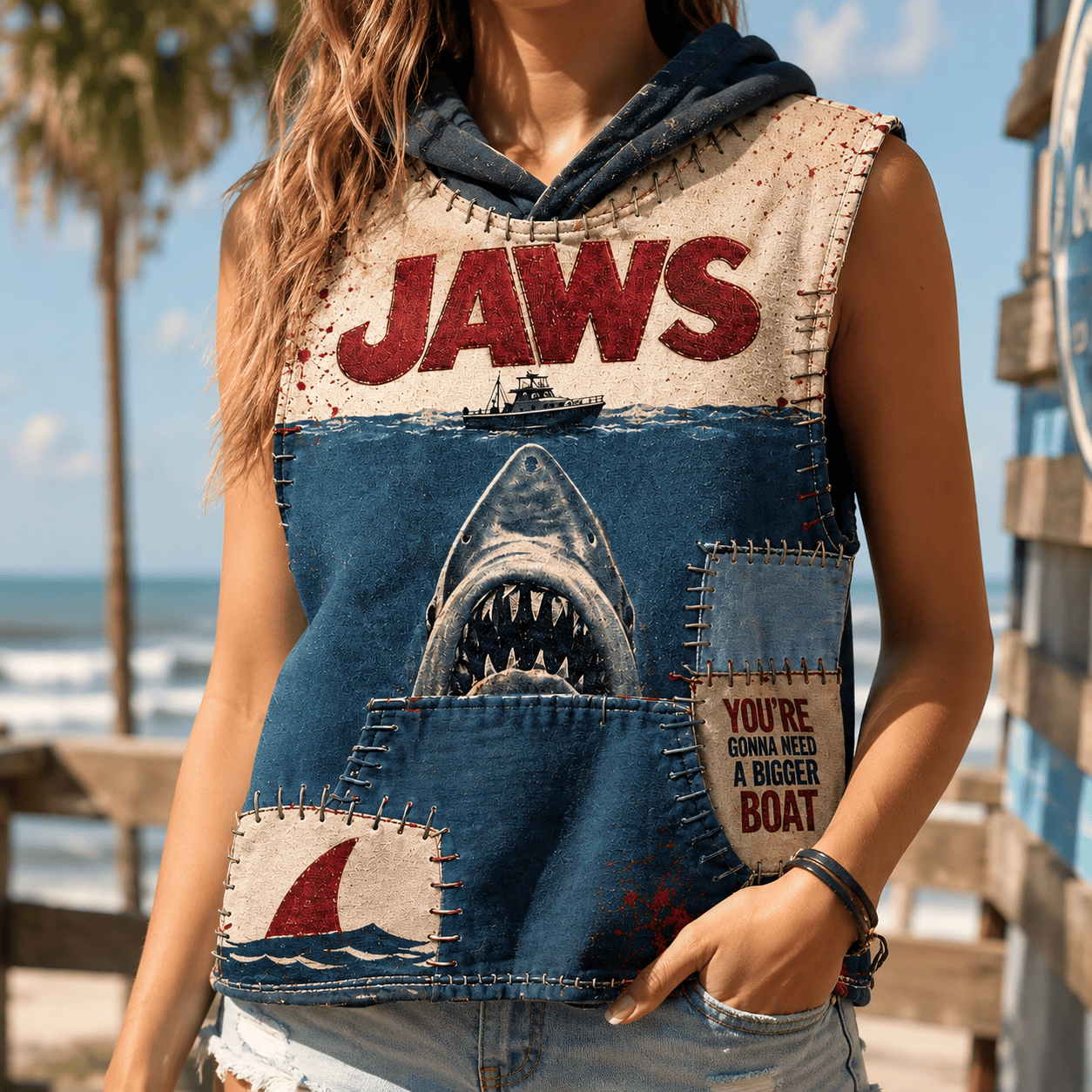 PREMIUM JAWS HOODED TANK NPL