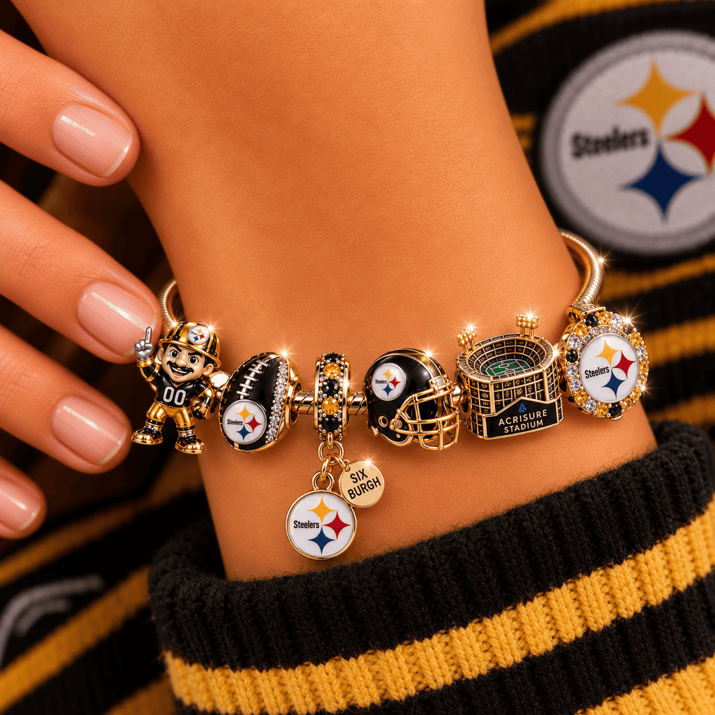 PBS Gold Charm Bracelet Set NHVH