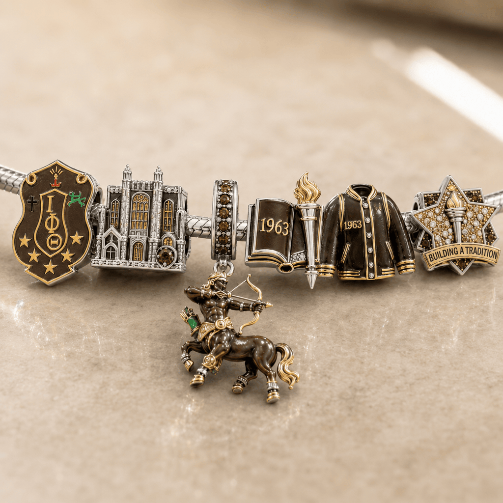 IPT Silver Charm Bracelet Set NTVA