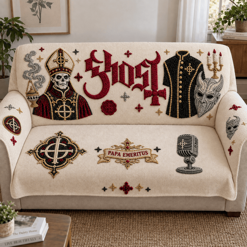 GSF Tufted Sofa Cover & Pillow Set NTKO
