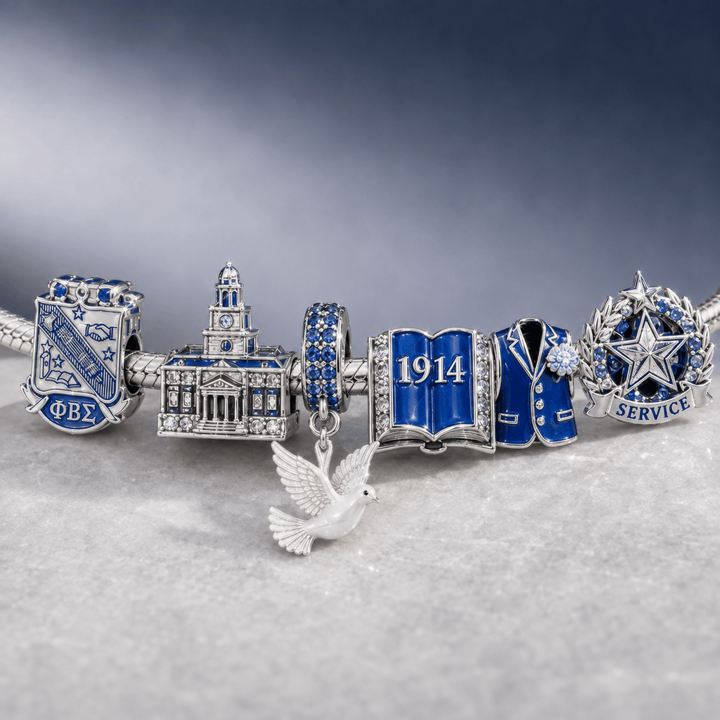 PBTS Silver Charm Bracelet Set NTVA