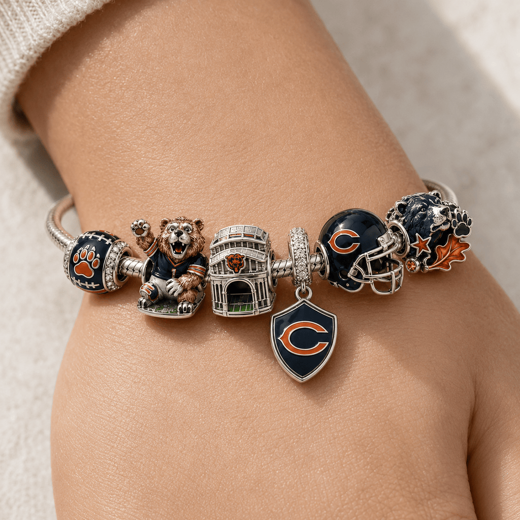 CCB Silver Charm Bracelet Set HQH