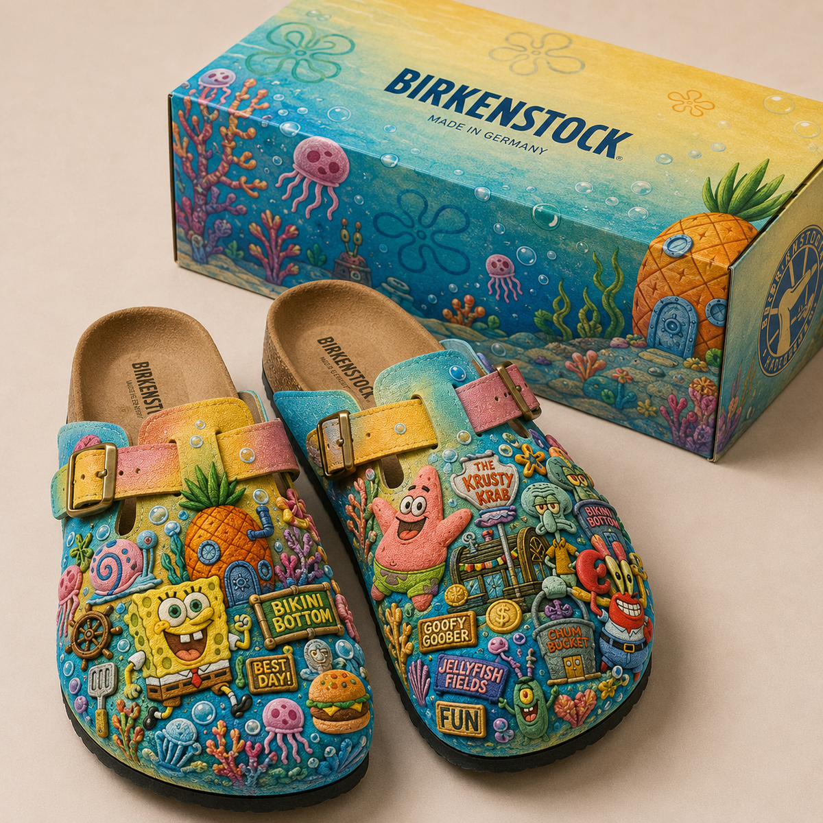 PREMIUM SBSP MINK SUEDE CLOGS TTNL