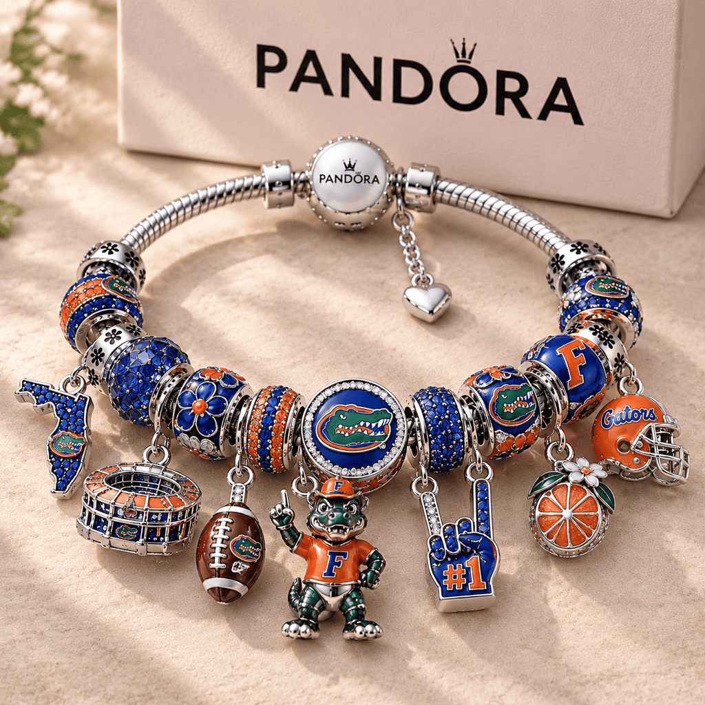 FGT Silver Charm Bracelet Set NTTB
