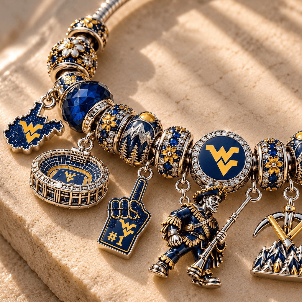 WVM Silver Charm Bracelet Set NTTB