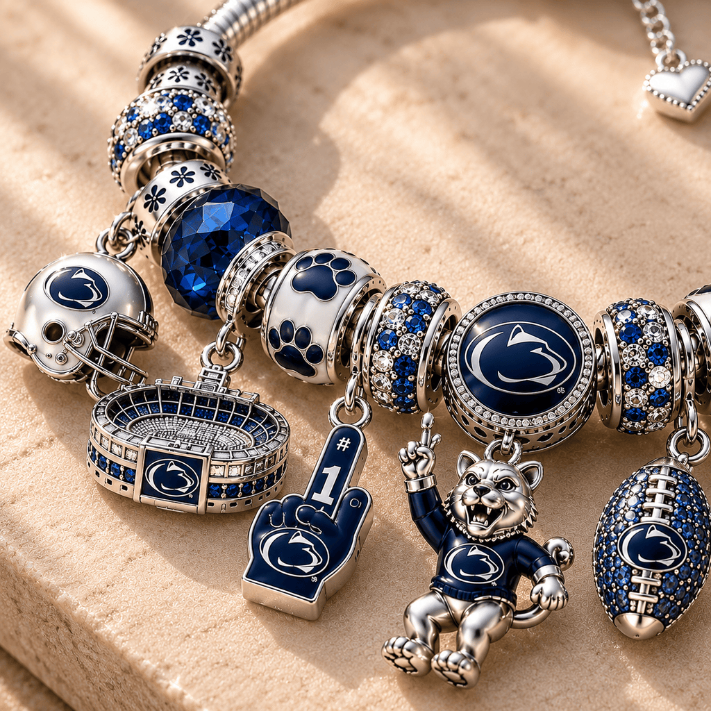 PSNL Silver Charm Bracelet Set NTTB