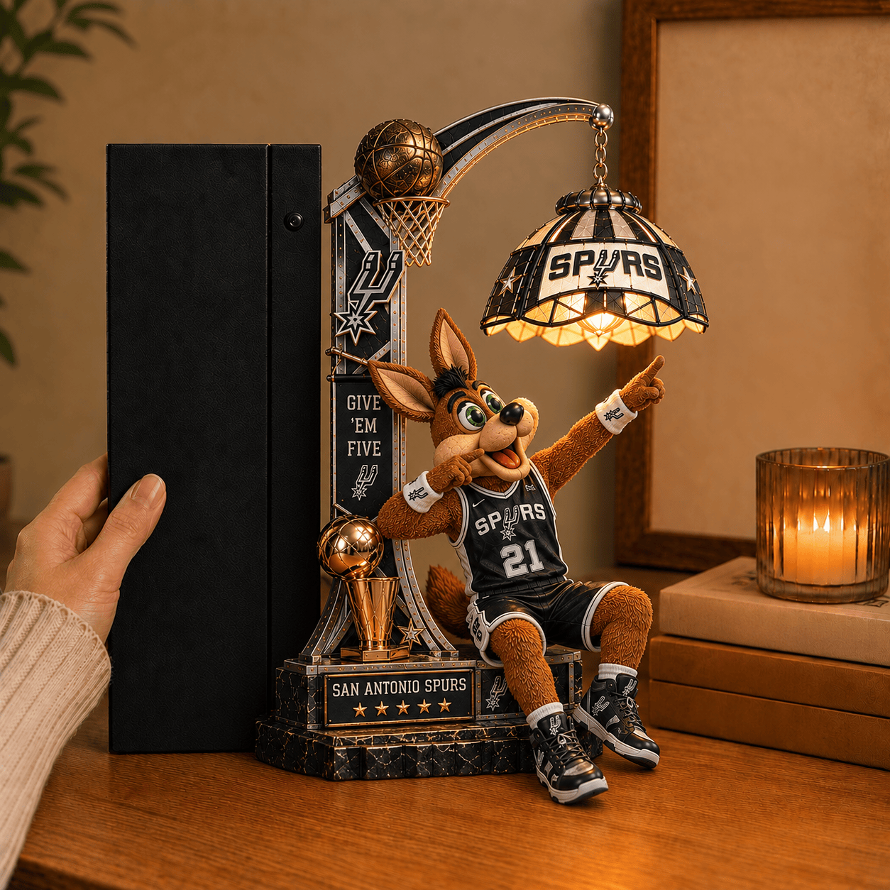 Premium SAS Bookshelf Figurines Lamp PDL
