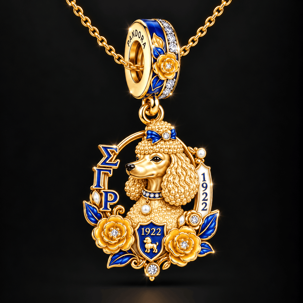 SGRO Solid Gold Chain with Diamond Pendant BMD