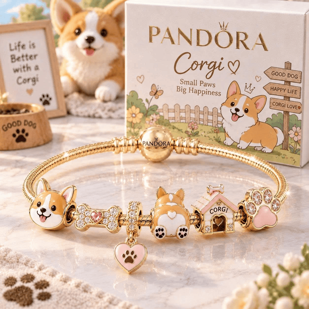 CG Gold Charm Bracelet Set TTN