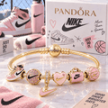 NIKE Gold Charm Bracelet Set TTN
