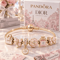 DIOR Gold Charm Bracelet Set TTN