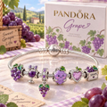 GRAPE Silver Charm Bracelet Set TTN
