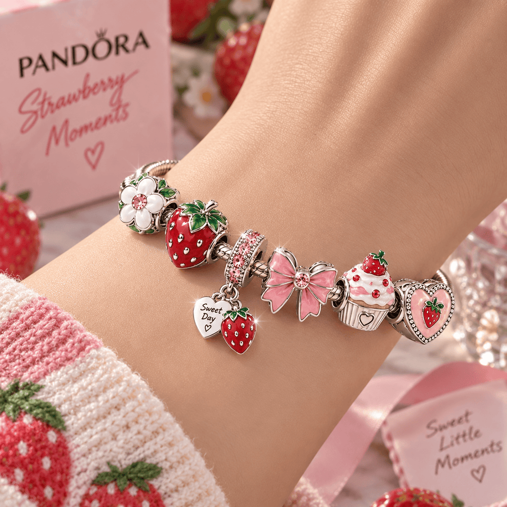STRB Silver Charm Bracelet Set TTN